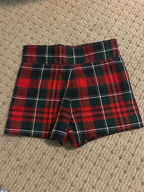 The Beaufort Bonnet Company Red and Green Tartan Shorts